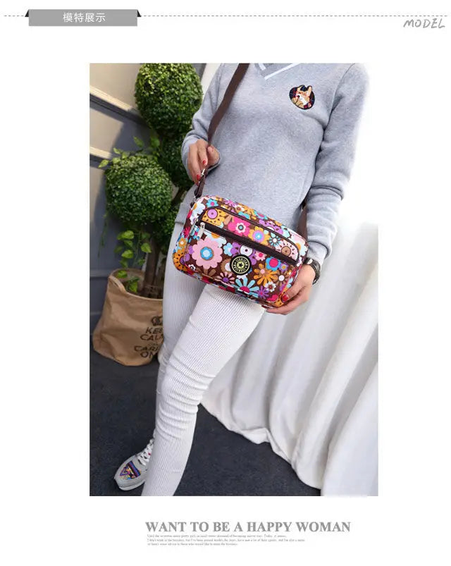Canvas Women's Crossbody Bag Single Shoulder Bag