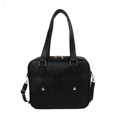 Large Capacity Women Shoulder Handbag Soft Leather Bag