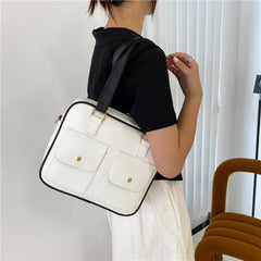 Large Capacity Women Shoulder Handbag Soft Leather Bag