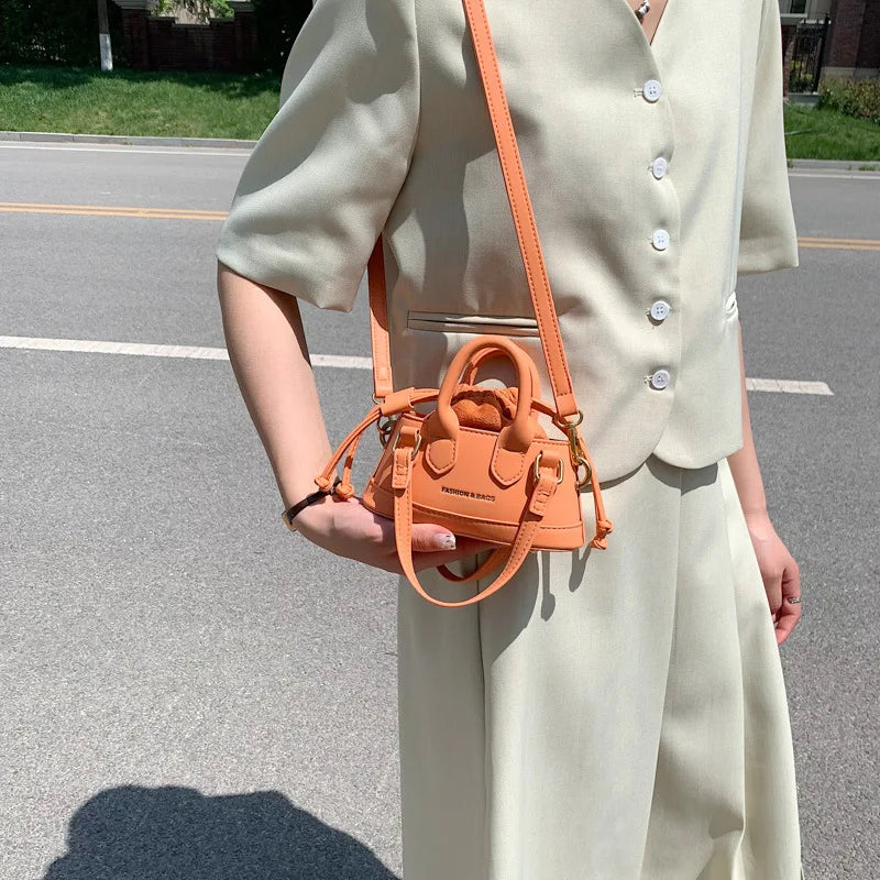 Retro Texture Shoulder Bag Mini Small Handbag