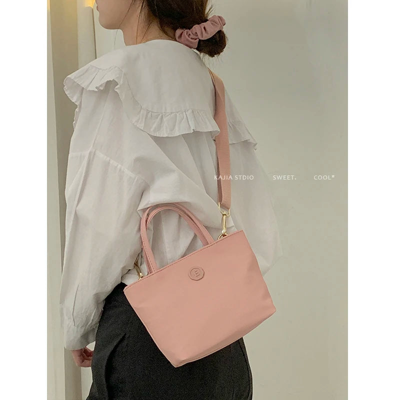 Nylon Canvas Mini Shoulder Bag Girl Messenger Crossbody Handbag