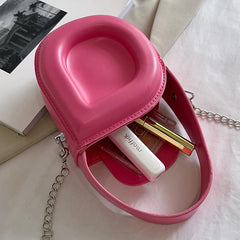 Mini Handbags Chain Crossbody Bags Green Pink Small Totes Party Clutch