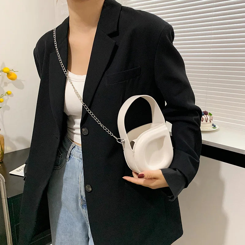 Mini Handbags Chain Crossbody Bags Green Pink Small Totes Party Clutch