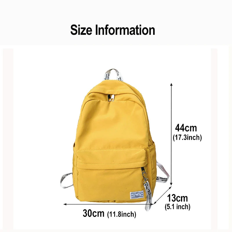 Nylon Junior High School Backpack