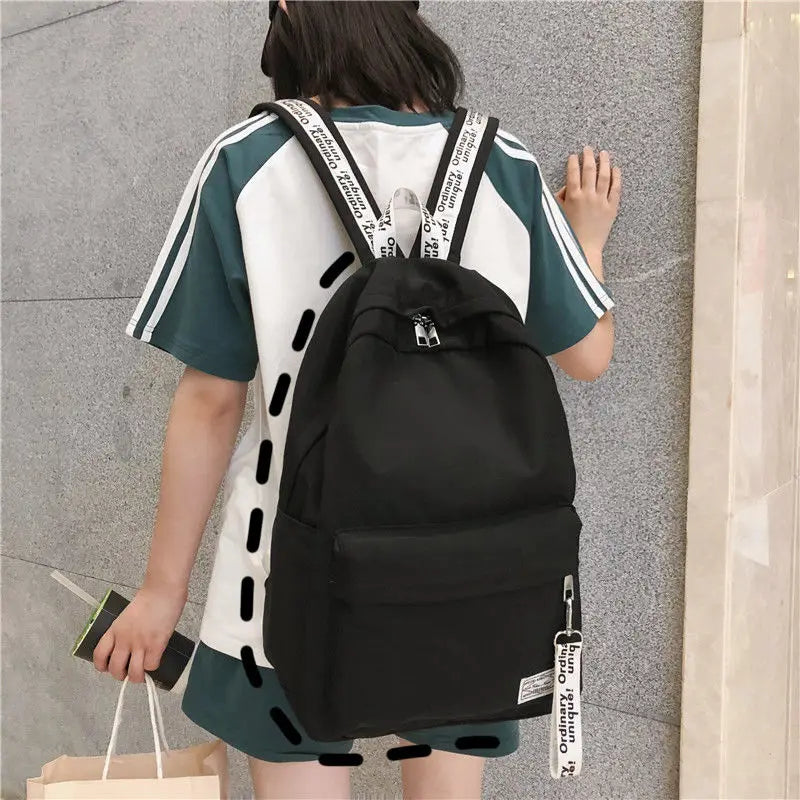 Nylon Junior High School Backpack