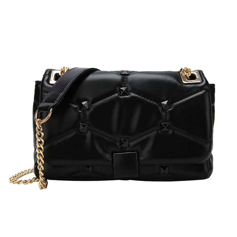 Crossbody Rhombus Bag High Quality Red Women's Shoulder Bag
