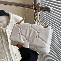 Crossbody Rhombus Bag High Quality Red Women's Shoulder Bag
