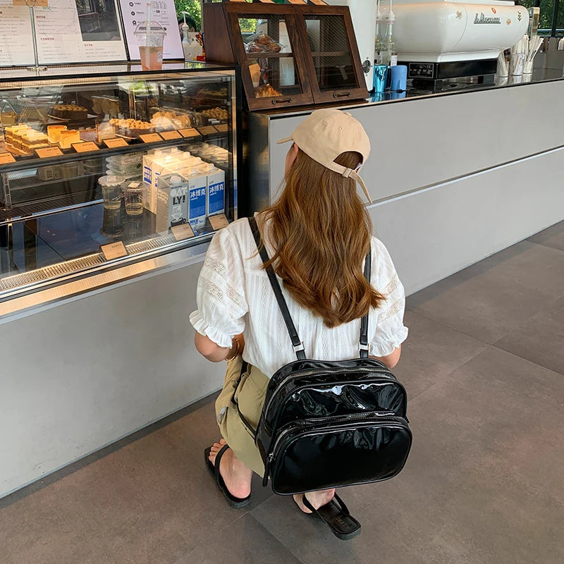 Women's Multifunctional Leather Backpack