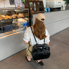 Women's Multifunctional Leather Backpack