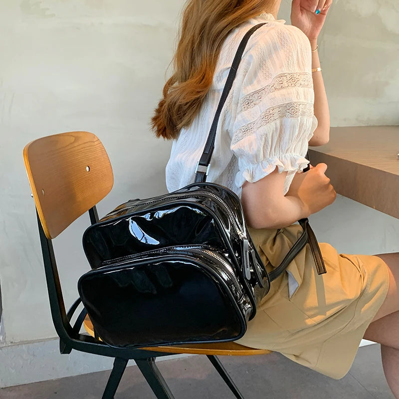 Women's Multifunctional Leather Backpack