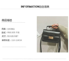 Oil Leather Women Bag Adjustable Shoulder Strap