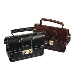 Oil Leather Women Bag Adjustable Shoulder Strap
