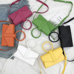 Lady's Handbag Candy One Shoulder Bag Portable Crossbody Bags