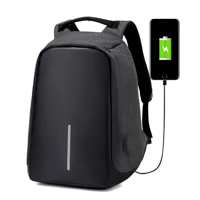 Anti Theft Laptop Backpack USB School Bag Rucksack for Men