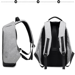Anti Theft Laptop Backpack USB School Bag Rucksack for Men