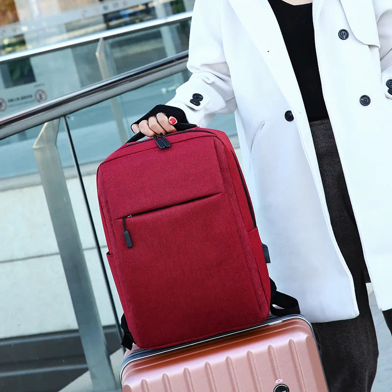 Anti Theft Laptop Backpack Men Women School Bag USB Rucksack Travel Daypacks