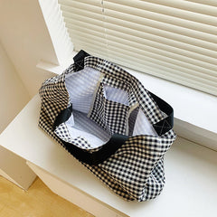 Large Capacity Nylon Ladies Shopping Bag Shoulder Bag Travel Tote Bag