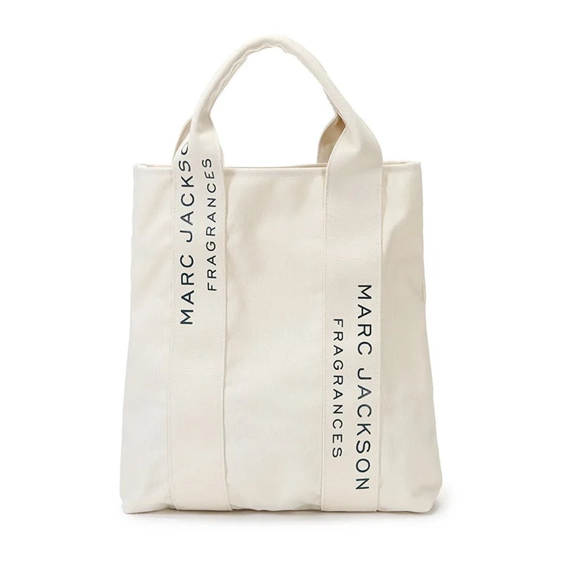 Japanese Letter Shoulder Bag Canvas Storage Handbag