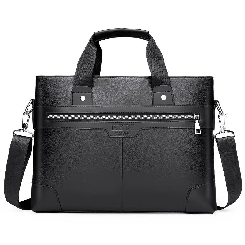 Leather Men's Briefcase Shoulder Bag Messenger Casual Tote Computer Bags