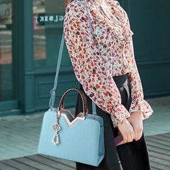 Metal Soft Bag Lady Shoulder Handbag Women Bag Crossbody Bags