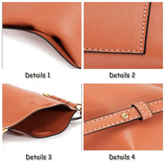 Soft Leather Mini Shoulder Bag Vintage Design Women's Mobile Phone Bag