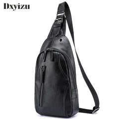 Men's Theftproof Leather Crossbody Bag