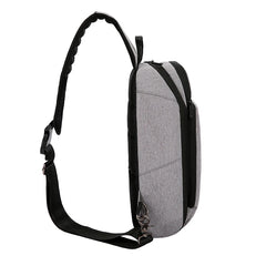Men's Vintage Nylon Chest Bag Large Capacity
