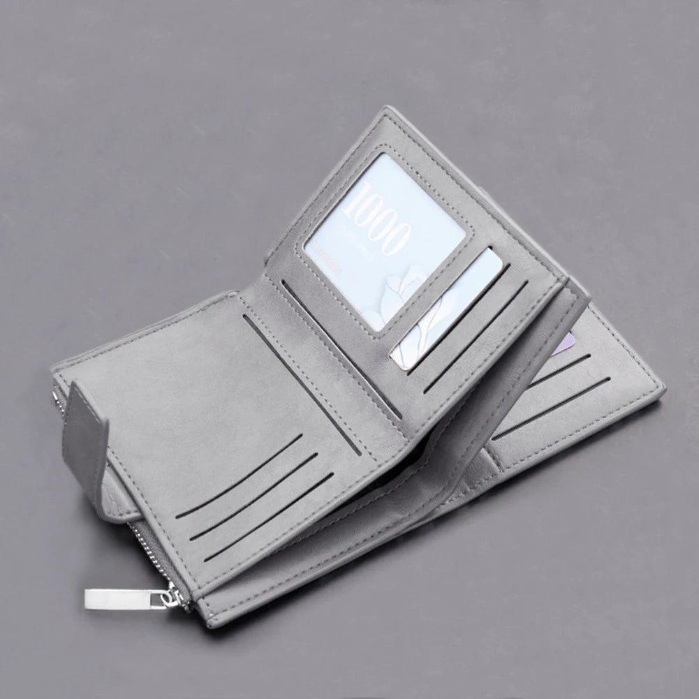 Men's Leather Money Clip Large Capacity Credit Card/ID Holders