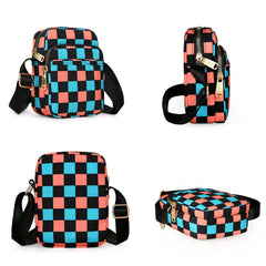 Mini Ladies Shoulder Bag Panelled Nylon Women Messenger Bags