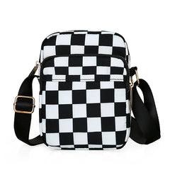 Mini Ladies Shoulder Bag Panelled Nylon Women Messenger Bags
