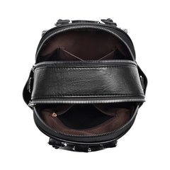 Multi-function Soft Leather Shoulder Messenger Bag Backpack