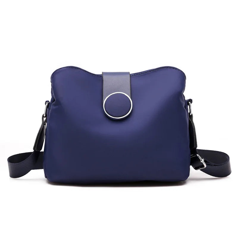 Multi-layer Storage Nylon Single Shoulder Messenger Bag Women's Bag