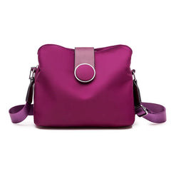 Multi-layer Storage Nylon Single Shoulder Messenger Bag Women's Bag