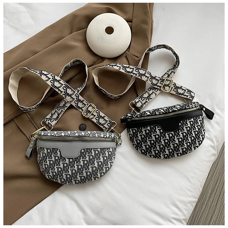 Embroidered Thread Women Crossbody Bag Chain Handbag
