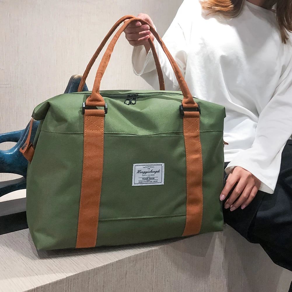 Nylon Foldable Travel Bags Large Capacity Luggage Women Men Handbags
