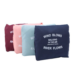 Nylon Foldable Travel Bags Large Capacity Luggage Handbags