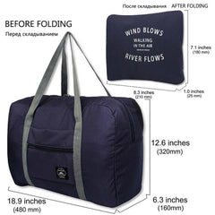 Foldable Travel Bag Unisex Large Capacity Lightweight