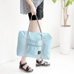 Nylon Foldable Travel Bags Large Capacity Luggage