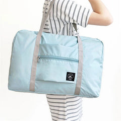 Nylon Foldable Travel Bags Large Capacity Luggage Handbags