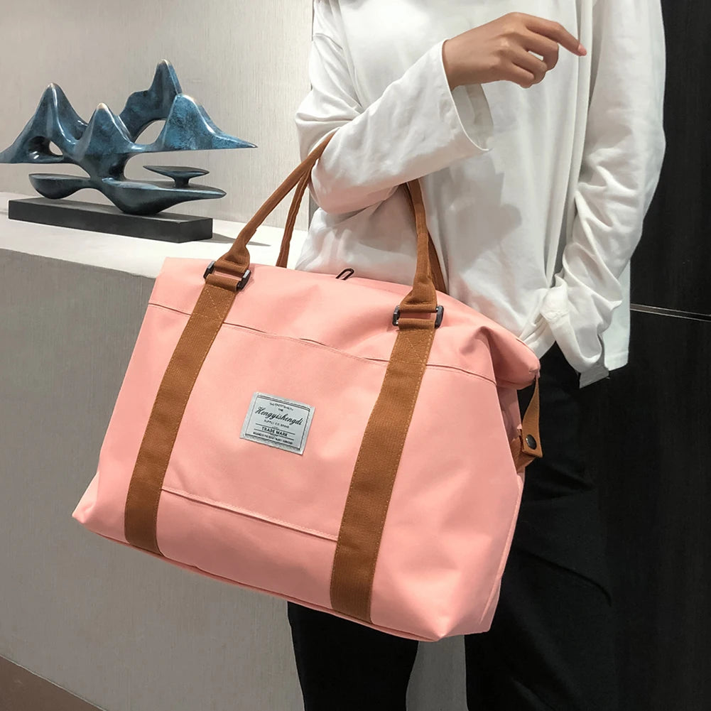Nylon Foldable Travel Bags Large Capacity Luggage Women Men Handbags