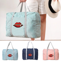 Nylon Foldable Travel Bags Large Capacity Handbags Waterproof Duffle