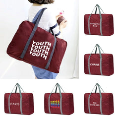 Nylon Foldable Travel Bags Unisex Large Capacity Luggage Bag