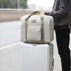 Nylon Foldable Travel Bags Unisex Large Luggage Bag