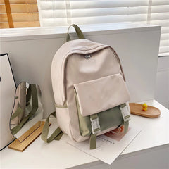 Nylon Women's Backpack School Student Schoolbag Teenager Girls Backpack