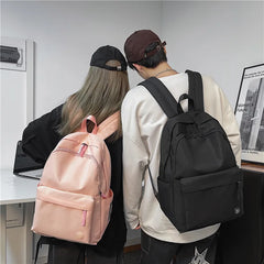 Nylon Men's Backpack Large Capacity Solid Water Proof Bags
