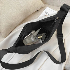 Nylon Women's Shoulder Bag Solid Dumpling Small Satchel Underarm Bag