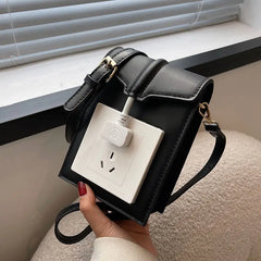 Bucket Casual Shoulder Bag PU Crossbody Girls Bag