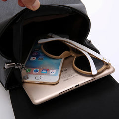 PU Leather Small Backpack for Women Girls School Travel Candy Bag