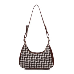Retro Print One Shoulder Small Square Bag Casual Female Underarm Bag