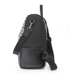 Splicing Ladies Backpack Large Capacity School Bag